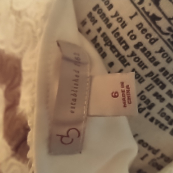 Women's Established 1962 pretty lace cap sleeve pullover dress. Size 6 NWOT - Picture 4 of 4